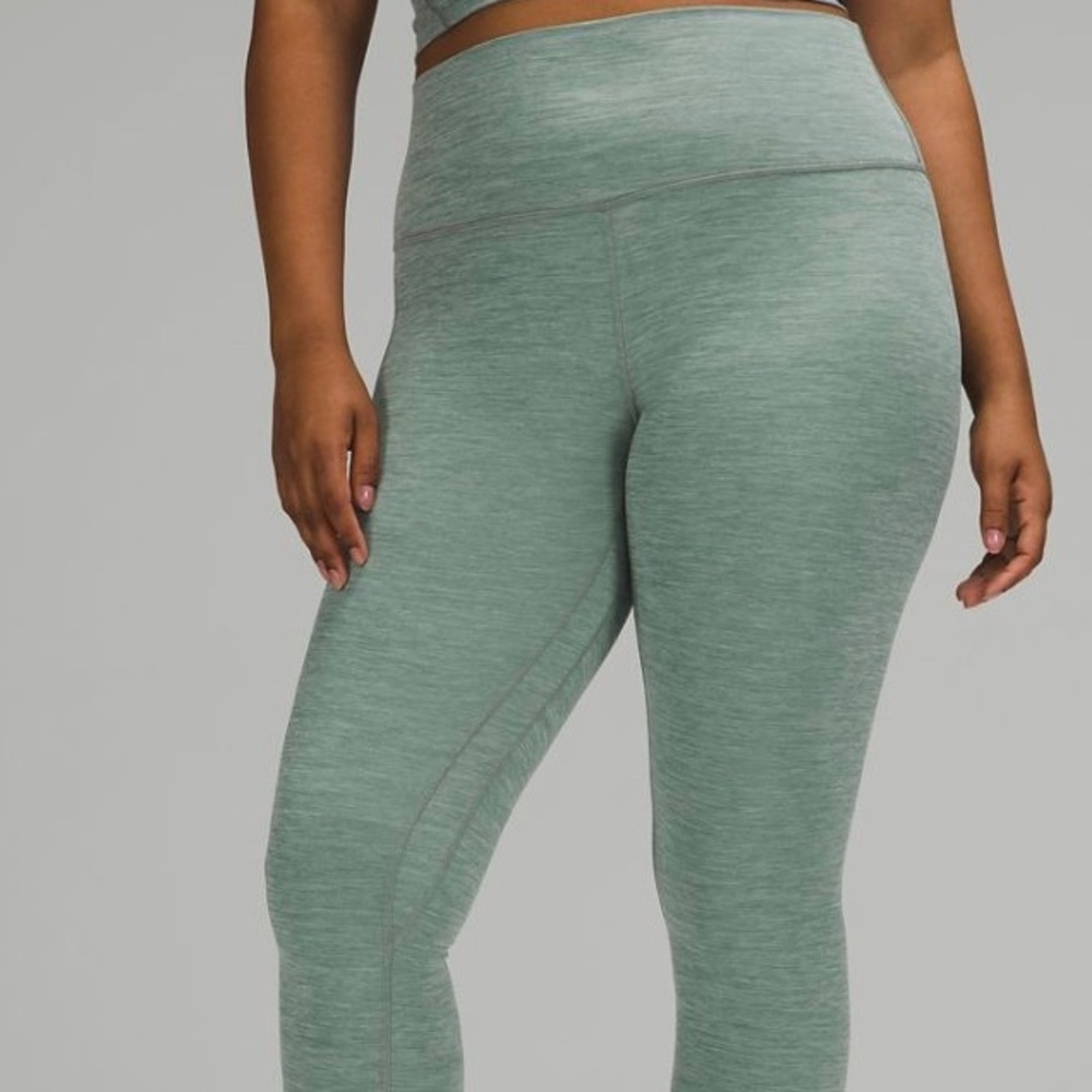Lululemon align in heathered tidewater teal